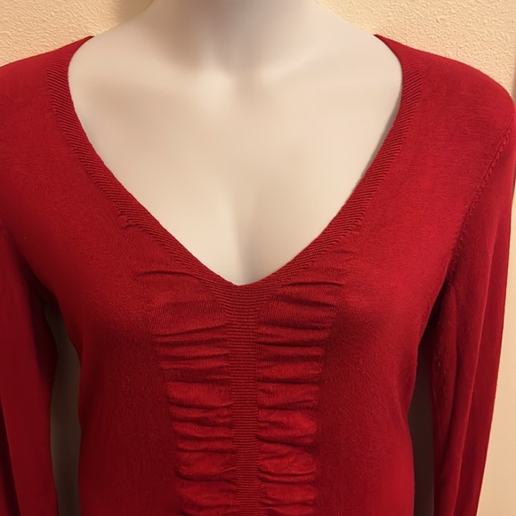 Express Ruched-Front Sweater - Picture 2 of 6